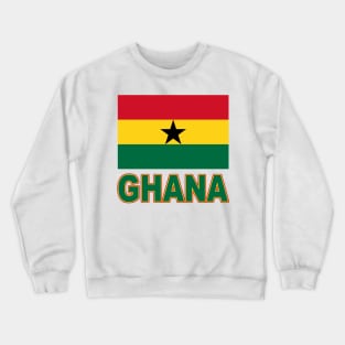 The Pride of Ghana - National Flag Design Crewneck Sweatshirt